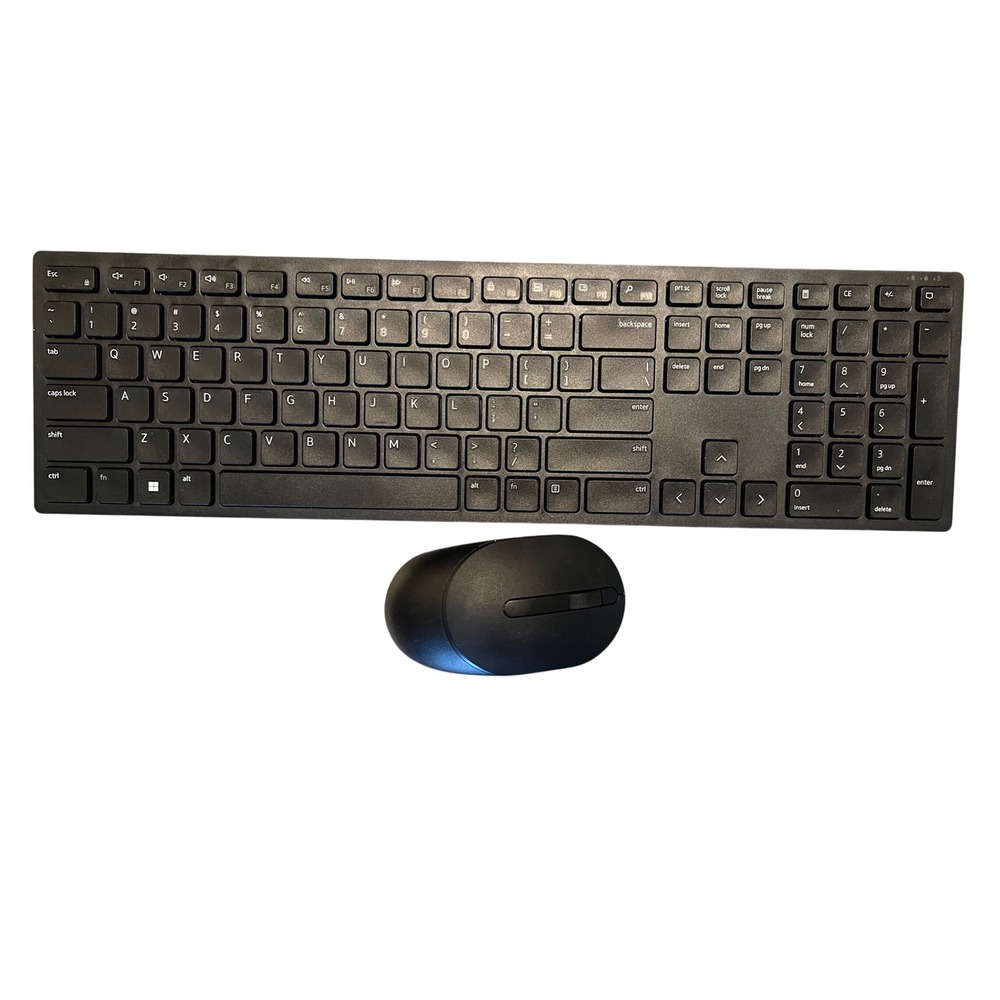 Dell Pro‎ Wireless Keyboard and Mouse Black KM5221W USB Receiver Included